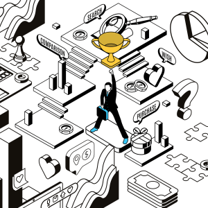 No Metrics Nigel raising his hand in triumph