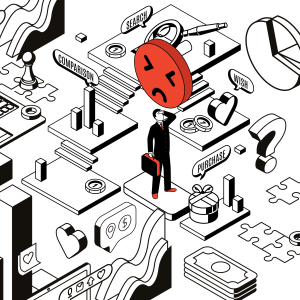 No Metrics Nigel placing his palm on his forehead