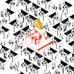 Rogue Randy at his desk